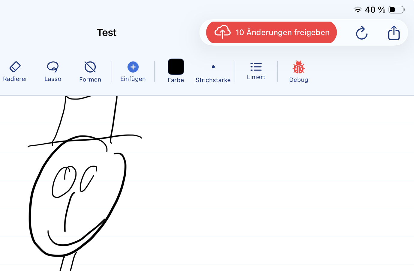 Freigabe-Button